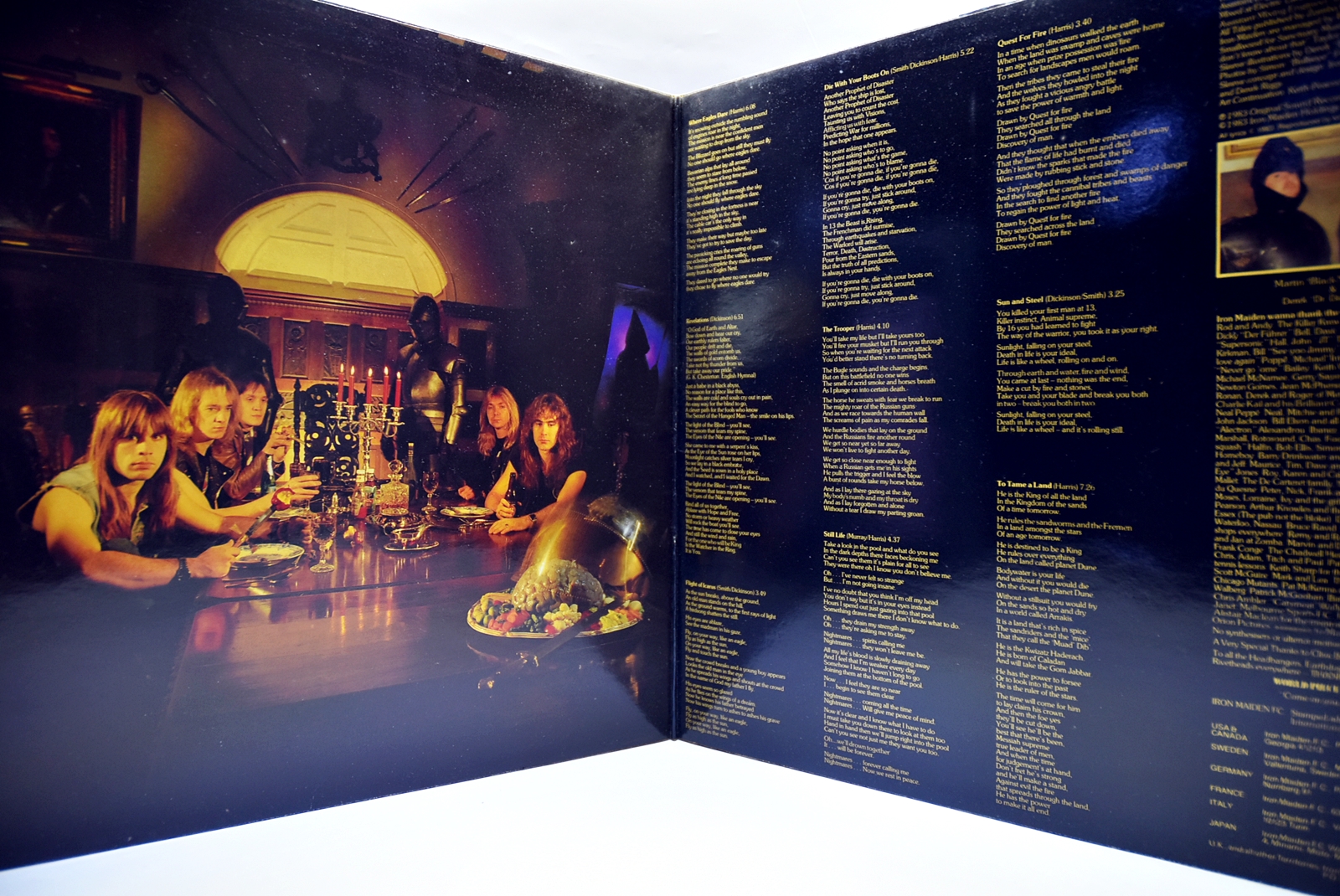 Iron Maiden [아이언 메이든] – Piece Of Mind (UK 1st Pressing) ㅡ 중고 수입 오리지널 아날로그 LP