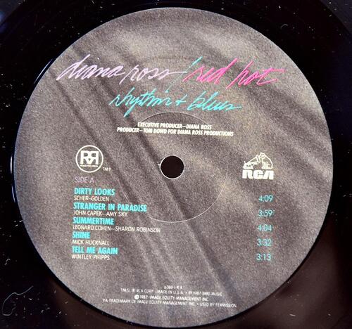 Diana Ross [다이애나 로스] - Red Hot Rhythm + Blues ㅡ 중고 수입 오리지널 아날로그 LP