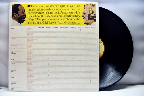 Thad Jones &amp; Mel Lewis [새드 존스, 멜 루이스] – Suite For Pops - 중고 수입 오리지널 아날로그 LP