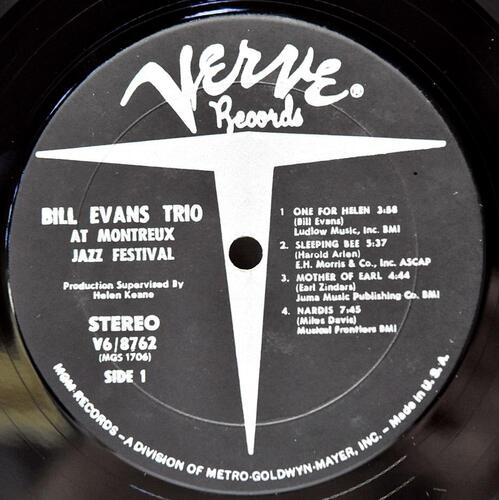 Bill Evans [빌 에반스] – At The Montreux Jazz Festival (USA 1st) - 중고 수입 오리지널 아날로그 LP