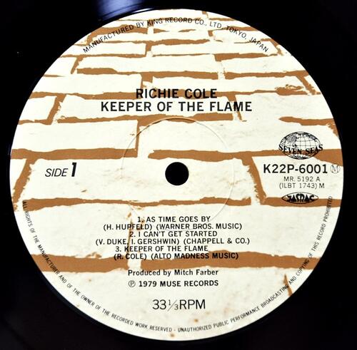 Richie Cole [리치 콜] - Keeper Of The Flame - 중고 수입 오리지널 아날로그 LP