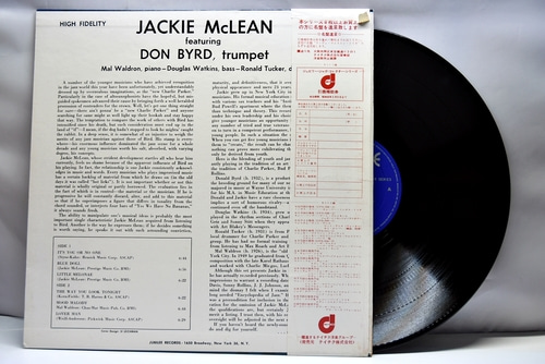 Jackie McLean [재키 맥린] – The Jackie McLean Quintet - 중고 수입 오리지널 아날로그 LP
