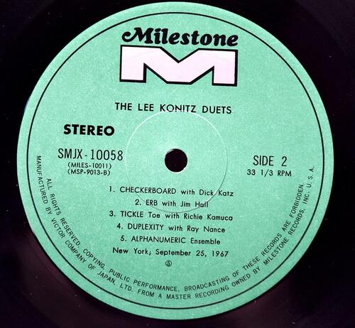 Lee Konitz [리 코니츠] – Duets - 중고 수입 오리지널 아날로그 LP