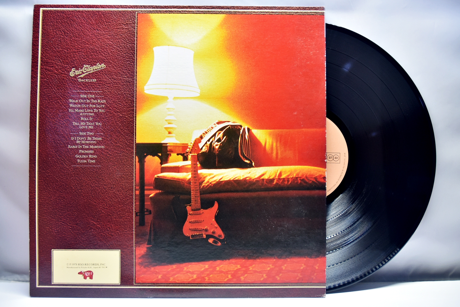 Eric Clapton ‎[에릭 클랩튼] – Backless ㅡ 중고 국산 오리지널 아날로그 LP