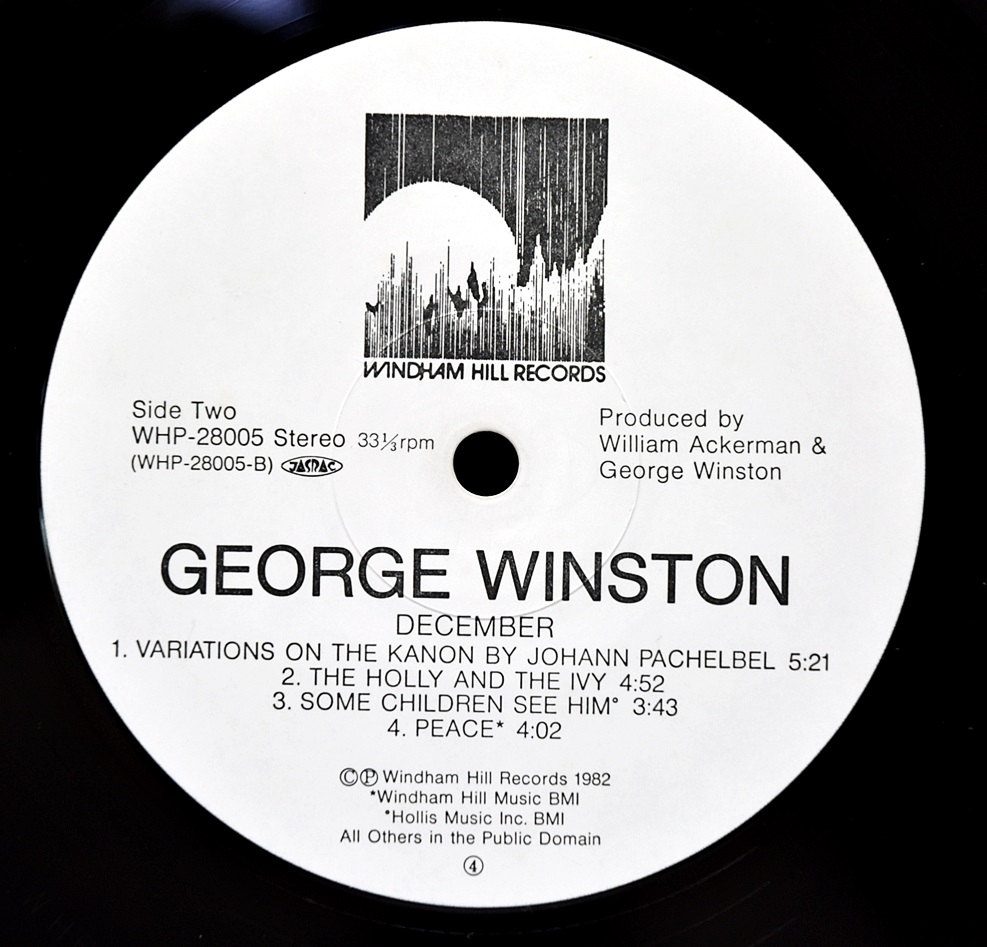 George Winston [조지 윈스턴] – December - 중고 수입 오리지널 아날로그 LP