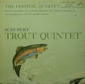 [고정가상품] Schubert-Trout Quintet-The Festival Quartet/Sankey 중고 수입 오리지널 아날로그 LP