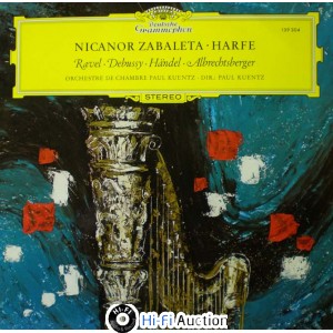  [고정가상품] Ravel/ Debussy/ Handel/ Albrechtsberger- Harp Concertos- Zabaleta/Kuentz  중고 수입 오리지널 아날로그 LP