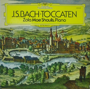 Bach - Toccata BWV 911~915 - Zola Mae Shaulis 중고 수입 오리지널 아날로그 LP