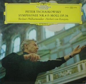 Tchaikovsky - Symphony No.4 - Herbert von Karajan 중고 수입 오리지널 아날로그 LP