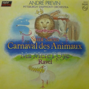 Saint-Saens/Ravel-Carnaval des Animaux/Ma Mere l`Oye-Previn 중고 수입 오리지널 아날로그 LP