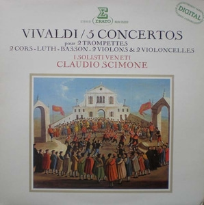 Vivaldi- 5 Concertos- Claudio Scimone 중고 수입 오리지널 아날로그 LP
