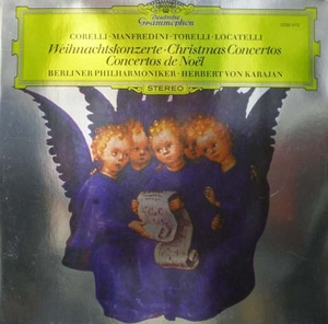 Corelli/Manfredini/Torelli/ Locatelli-Christmas Concertos-Karajan 중고 수입 오리지널 아날로그 LP