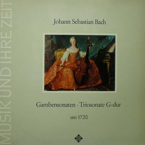 Bach-Viola da gamba Sonatas 외-Harnoncourt/Tachezi 중고 수입 오리지널 아날로그 LP