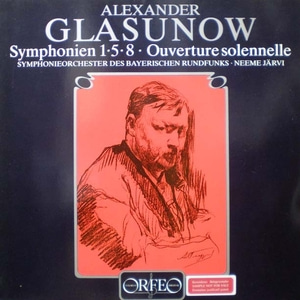 Glazunov- Symphony Nos.1,5,8 외- Neeme Jarvi (2LP) 중고 수입 오리지널 아날로그 LP