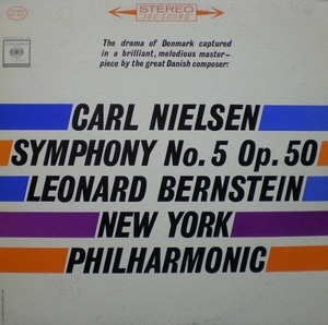 Nielsen-Symphony No.5-Bernstein 중고 수입 오리지널 아날로그 LP