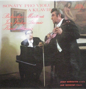 Stamic - Viola Sonata 外 - Josef Kodousek 중고 수입 오리지널 아날로그 LP