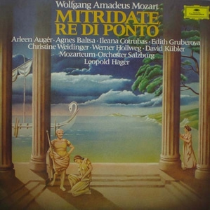 Mozart- Mitridate re di Ponto- Hager (4LP Box) 중고 수입 오리지널 아날로그 LP