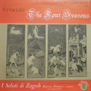 Vivaldi - The Four Seasons - Jan Tomasow 중고 수입 오리지널 아날로그 LP