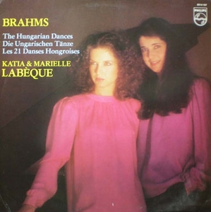 Brahms- THe Hungarian Dances- Katia&amp;Marielle Labeque 중고 수입 오리지널 아날로그 LP