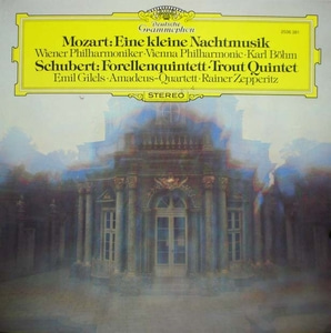 Mozart/Schubert-Eine Kleine Nacht Musik/Trout Quintet-Bohm/Gilels 중고 수입 오리지널 아날로그 LP