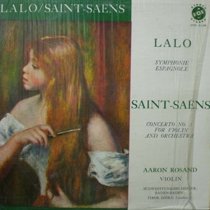 Lalo/Saint-Saens-Symphonie Espagnole 외- Aaron Rosand 중고 수입 오리지널 아날로그 LP