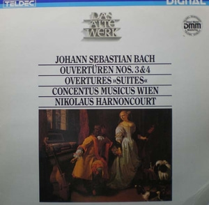 Bach-Orchestral Suite Nos. 3&amp;4-Harnoncourt 중고 수입 오리지널 아날로그 LP