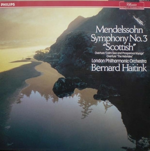 Mendelsshon-Symphony No.3/Overture Calm Sea and Prosperous Voyage외-Haitink 중고 수입 오리지널 아날로그 LP