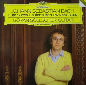 Bach-Music for Lute-Sollscher 중고 수입 오리지널 아날로그 LP