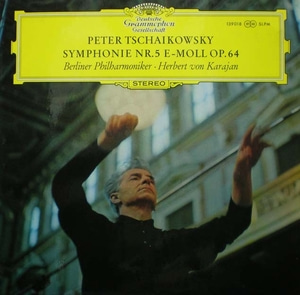 Tchaikovsky - Symphony No.5 - Herbert von Karajan 중고 수입 오리지널 아날로그 LP