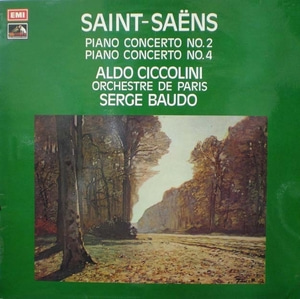Saint-Saens-Piano Concerto No.2 &amp; 4-Ciccolini/Baudo 중고 수입 오리지널 아날로그 LP