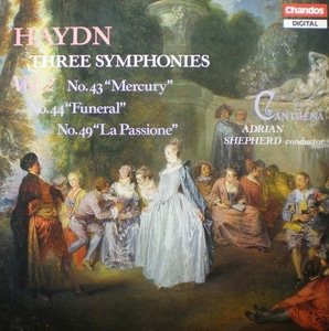 Haydn-Symphony Nos.43, 44, 49 -Shepherd 중고 수입 오리지널 아날로그 LP