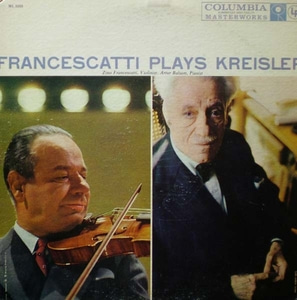 Francescatti Plays Kreisler 중고 수입 오리지널 아날로그 LP