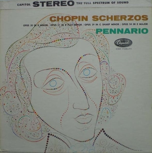Chopin- Four Scherzos- Leonard Pennario 중고 수입 오리지널 아날로그 LP