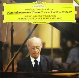 Mozart- Piano Concertos No.12&amp;20- Serkin/Abbado 중고 수입 오리지널 아날로그 LP