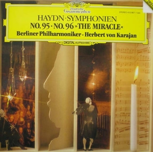 Haydn-Symphonies No.95&amp;96 (The Miracle)-Karajan 중고 수입 오리지널 아날로그 LP