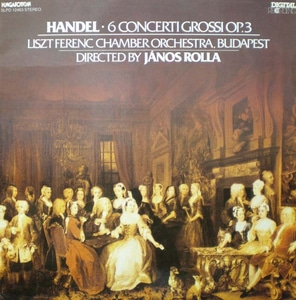 Handel-6 Concerti Grossi op.3- Janos Rolla 중고 수입 오리지널 아날로그 LP