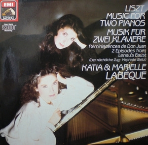 Liszt-Music for 2 Pianos-Katia&amp;Marielle Labeque 중고 수입 오리지널 아날로그 LP