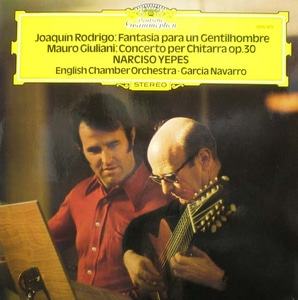 Giuliani/Rodrigo-Concerto for Guitar in A/Fantasia para un Gentilhombre-Yepes/Navarro 중고 수입 오리지널 아날로그 LP