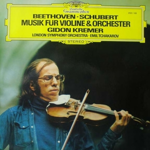 Beethoven/Schubert-Music for Violin and Orchestra-Kremer/Tchakarov 중고 수입 오리지널 아날로그 LP