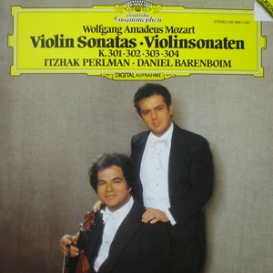 Mozart-Violin Sonatas K.301,302,303,304-Perlman/Barenboim중고 수입 오리지널 아날로그 LP