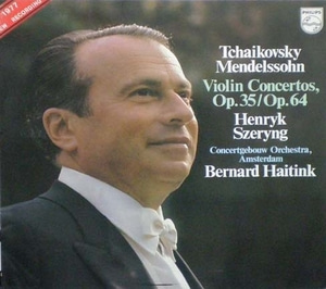 Tchaikovsky/Mendelssohn- Violin Concertos- Henryk Szeryng 중고 수입 오리지널 아날로그 LP