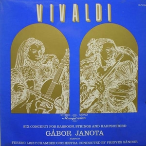 Vivaldi-6 Concerto for Bassoon-Janota/Sandor 중고 수입 오리지널 아날로그 LP
