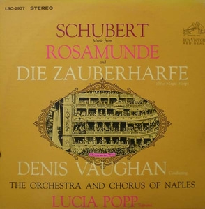Schubert-Rosamunde/The Magic Harp-Popp/Vaughan 중고 수입 오리지널 아날로그 LP
