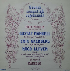 Mankell/Akerberg/Alfven- Organ Musics- Mohlin 중고 수입 오리지널 아날로그 LP