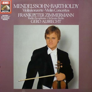 Mendelssohn- Violin Concertos- Zimmermann/Albrecht 중고 수입 오리지널 아날로그 LP