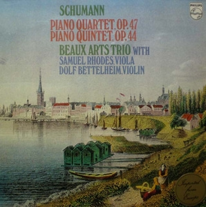 Schumann- Piano Quartets- Beaux Arts Trio/Rhodes/Bettelheim 중고 수입 오리지널 아날로그 LP