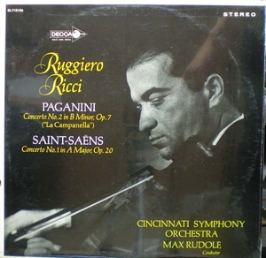 Paganini/Saint-Saens- Violin Concertos- Ricci/Rudolf 미개봉