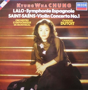 Lalo/Saint-Saens-Symphonie Espagnole 외-KyungWha Chung 중고 수입 오리지널 아날로그 LP