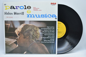 Helen Merrill[헬렌 메릴]-parole e musica 중고 수입 오리지널 아날로그 LP