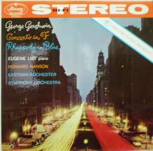 Gershwin - Piano Concerto/Rhapsody in Blue - Eugene List 중고 수입 오리지널 아날로그 LP
